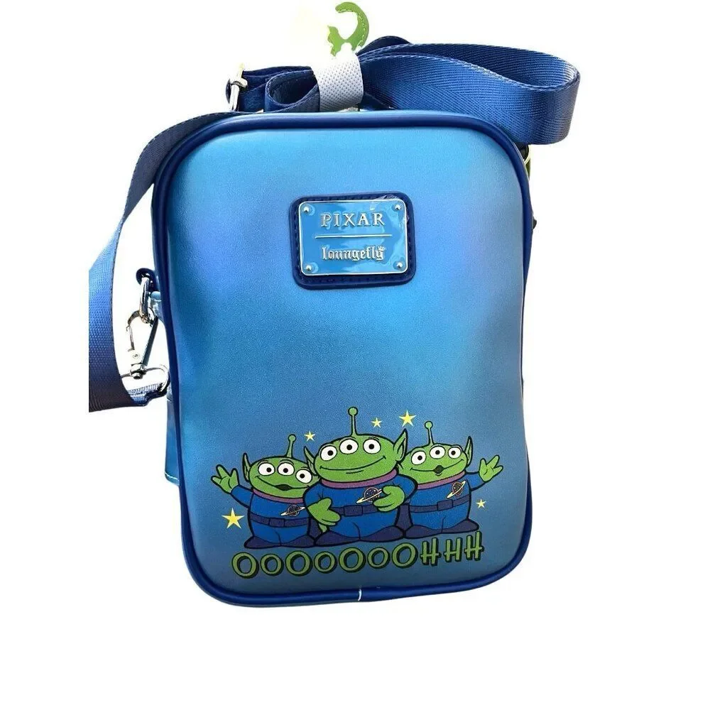 Toy Story 30th Anniversary Aliens Crossbuddies Cosplay Crossbody W Coin Bag NWT - Picture 5 of 6